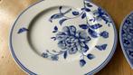 GreenGate 2 brood borden m.l. Ruim 20 cm blauw / wit, Huis en Inrichting, Keuken | Servies, Ophalen of Verzenden, Porselein, Overige stijlen