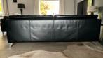 2 lederen machalke banken, Huis en Inrichting, Ophalen, Gebruikt, Driepersoons, Rechte bank