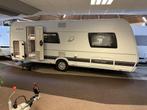 Dethleffs Camper 560 FKM, Stapelbed, Voortent, Zondag open!!, Schokbreker, Bedrijf, Treinzit, 2 aparte bedden