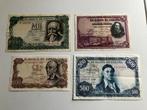 4 stuks spaanse pesetas - €25,- incl. Verzenden, Ophalen of Verzenden, Overige landen
