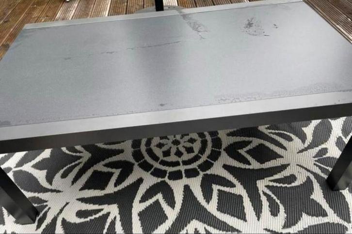 Salontafel Tuin - Bois le Duc, Tuin en Terras, Tuintafels, Gebruikt, Rechthoekig, Metaal, Ophalen