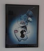 Francine Zaslow / Reflections : poster in aluminium lijst, Ophalen, Metaal of Aluminium