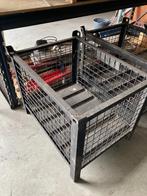 stalen boxen containers opbergboxen, Ophalen, Gebruikt