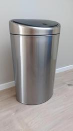 Brabantia Touch Bin 40L - Matt steel fingerprint proof, Huis en Inrichting, Ophalen, Gebruikt, 50 tot 75 cm, 40 liter of meer