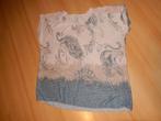 Roze /blauw shirt met pailetten (zgan) ik schat 44, Ophalen, Blauw, Maat 42/44 (L), Zo goed als nieuw