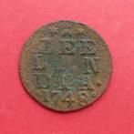 Duit Zeeland 1748/40 Zeelandia Luctor et Emergo Middelburg R, Ophalen of Verzenden, Vóór koninkrijk, Overige waardes, Losse munt