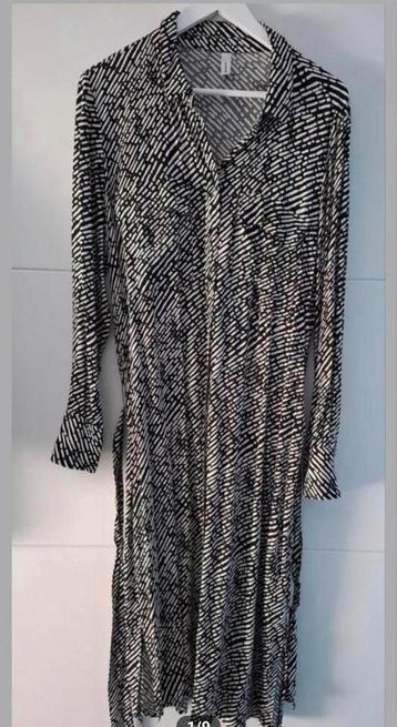 Nieuwe shirtdress in zwart/wit print Soyaconcept maat L/42 beschikbaar voor biedingen