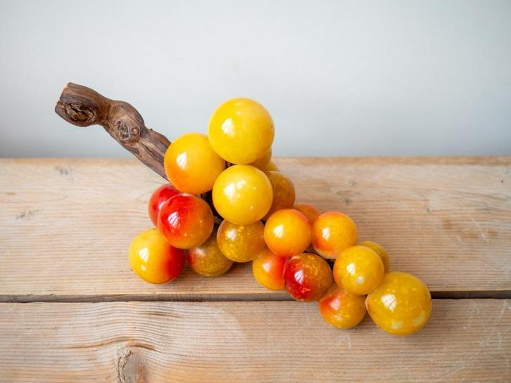 Oude XXL albast druiventros 36cm, Antiek en Kunst, Curiosa en Brocante, Ophalen of Verzenden