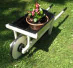 Kruiwagentje voor sier in tuin, ouderwetse handgemaakt, Tuin en Terras, Ophalen of Verzenden, Gebruikt, Hout, Overige typen