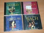 4 CD The master Collection: Strauss, Bach,Vivaldi, Ophalen of Verzenden, Classicisme, Zo goed als nieuw, Orkest of Ballet