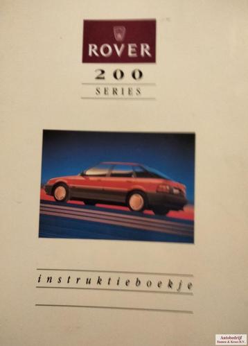 Handboek Rover 200 serie 214Si16V, 214SLi16V 214GSi16V AKM63 beschikbaar voor biedingen