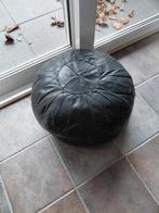 Donker blauwe poef, Huis en Inrichting, Banken | Voetenbanken en Poefen, Ophalen, Minder dan 50 cm, Rond, Minder dan 50 cm