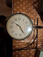 Dubbelzijdige Wandklok Kensington Station, Ophalen of Verzenden, Gebruikt, Analoog, Wandklok