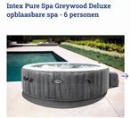 Te koop Intex 6 persoons grey wood pure spa de luxe, Ophalen, Zo goed als nieuw