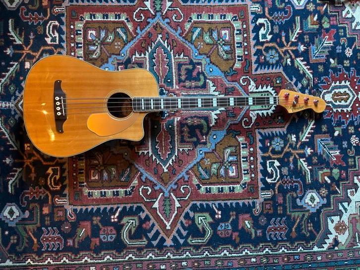 Fender Kingman Akoestische Basgitaar, Muziek en Instrumenten, Snaarinstrumenten | Gitaren | Bas, Gebruikt, Akoestisch, Ophalen of Verzenden