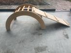 Houten Klimboog met Glijbaan - Kinder Klimtoestel, Kinderen en Baby's, Speelgoed | Buiten | Speeltoestellen, Ophalen of Verzenden