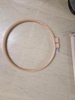 Vintage Houten Borduurring, Ophalen of Verzenden, Gebruikt, Handborduren, Onderdeel of Toebehoren