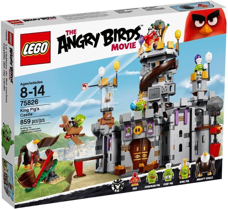 75826 - Angry Birds: King Pig's Castle, Kinderen en Baby's, Speelgoed | Duplo en Lego, Nieuw, Lego, Complete set, Ophalen of Verzenden