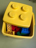 Emmer met Duplo-bouwstenen, Ophalen, Gebruikt