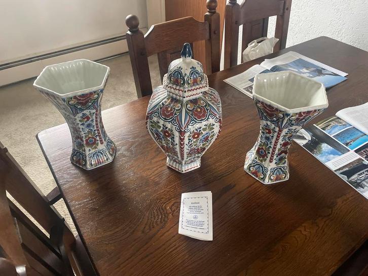 Delfts Blauw Sierset - Oud Delft, Antiek en Kunst, Antiek | Keramiek en Aardewerk, Ophalen
