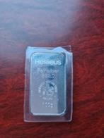 0.999 zilverbaar 100 gram Heraeus, Postzegels en Munten, Edelmetalen en Baren, Ophalen of Verzenden, Zilver