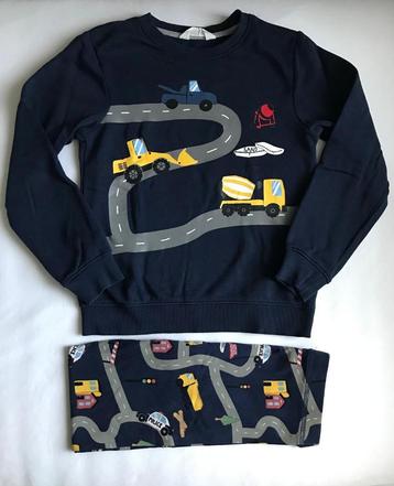Stoer:Jongens pyjama/ jogging pak/ huispak /134/140 - ZGAN beschikbaar voor biedingen