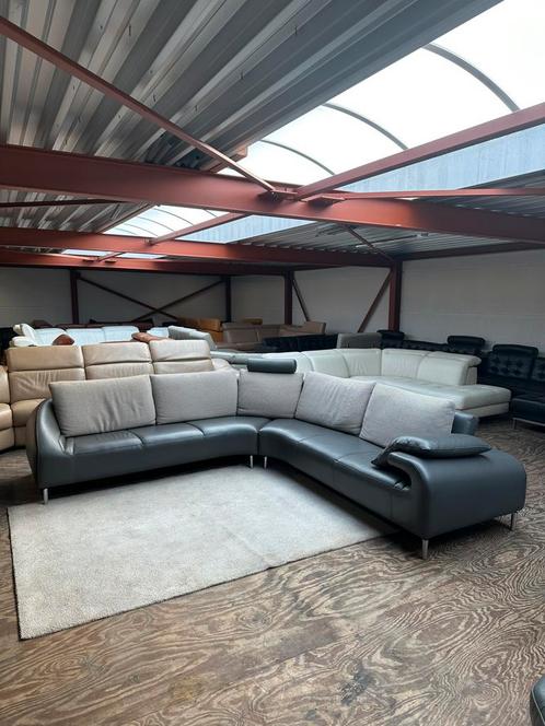 Design leren hoekbank Leolux Vol de Reve , hoekbank leer, Huis en Inrichting, Banken | Sofa's en Chaises Longues, Zo goed als nieuw