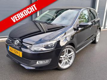 Volkswagen Polo 1.0 TSI Bluemotion 2016 Zwart Leer Carplay beschikbaar voor biedingen