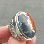 Ring maat 19 batu Pancawarna Darson uit Indonesië, Ophalen of Verzenden, Zo goed als nieuw, Dame of Heer