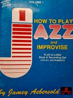 How to Play Jazz Vol. 1 - Jamey Aebersold. Vintage., Muziek en Instrumenten, Bladmuziek, Ophalen of Verzenden, Les of Cursus, Jazz