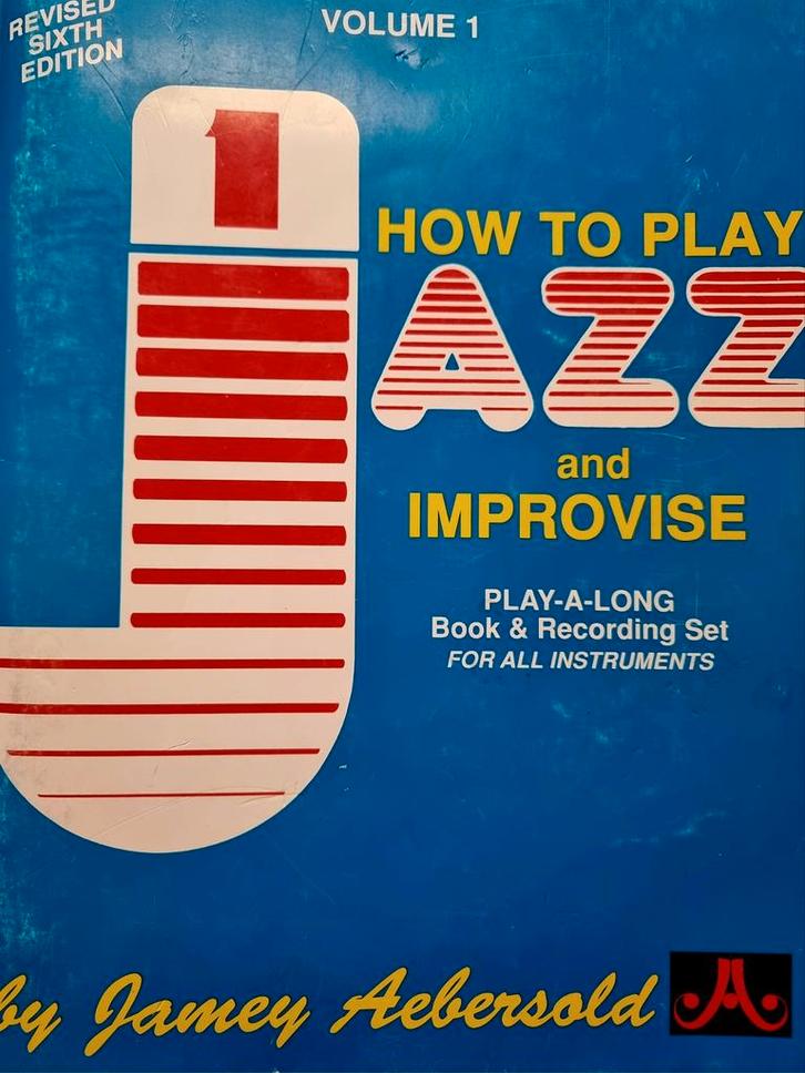 How to Play Jazz Vol. 1 - Jamey Aebersold. Vintage., Muziek en Instrumenten, Bladmuziek, Les of Cursus, Jazz, Gitaar, Basgitaar