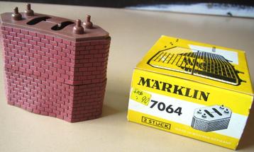 Märklin pijlers 7064 2x hoogte 3 cm voor metalen brug beschikbaar voor biedingen