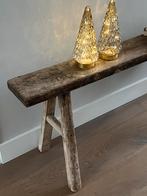 Charmant Aura Peeperkorn Bankje - Landelijk & Sober, Huis en Inrichting, Tafels | Bijzettafels, Ophalen of Verzenden