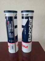 Babolat tennisballen, 2 blikken met elk 4 ballen, Ballen, L00, Ophalen of Verzenden, Zo goed als nieuw