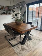 Eettafel Romaro teakhout (Pronto), Huis en Inrichting, Tafels | Eettafels, Ophalen, Teakhout, 50 tot 100 cm, Zo goed als nieuw