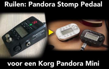 Ruilen Korg Pandora Stomp  pedaal voor een Korg Pandora Mini beschikbaar voor biedingen