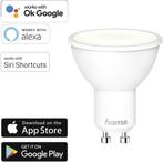 Hama Wifi-ledlamp - Dimbaar - Spraak / App Bediening - Wit, Huis en Inrichting, Lampen | Losse lampen, Led-lamp, Minder dan 30 watt