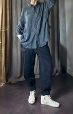 Casey casey katoenen broek vib m 38 stoer donkerblauw, Kleding | Dames, Broeken en Pantalons, Maat 38/40 (M), Blauw, Ophalen of Verzenden