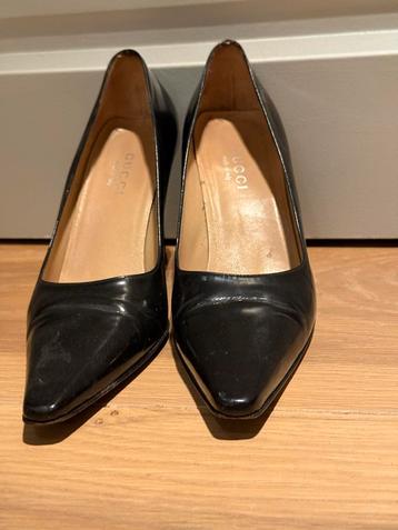 Gucci Pumps Zwart Leer - Maat 39 beschikbaar voor biedingen