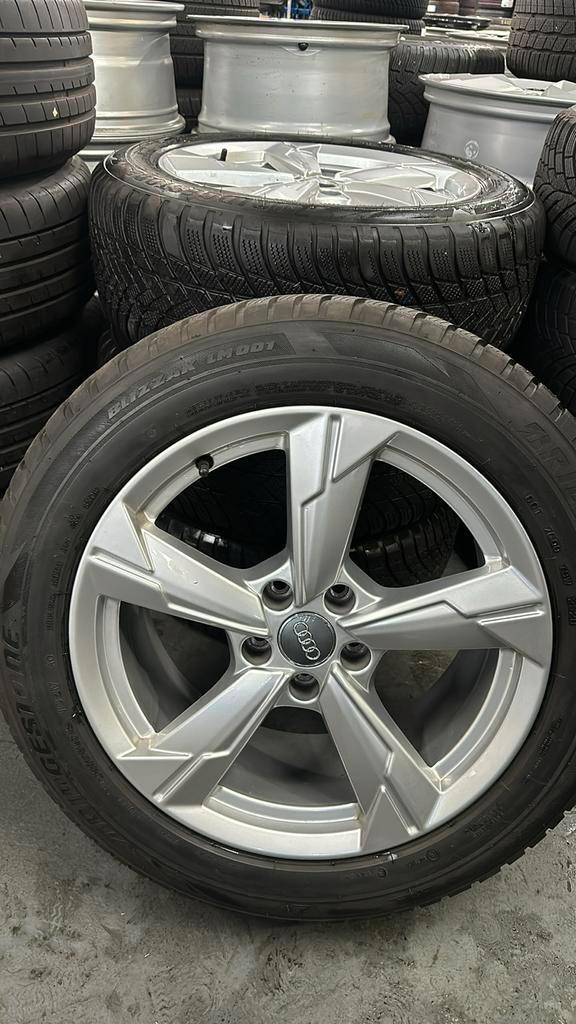 Audi A6 winterset 18 inch, Auto-onderdelen, Banden en Velgen, Banden en Velgen, Winterbanden, 18 inch, 225 mm, Personenwagen, Gebruikt