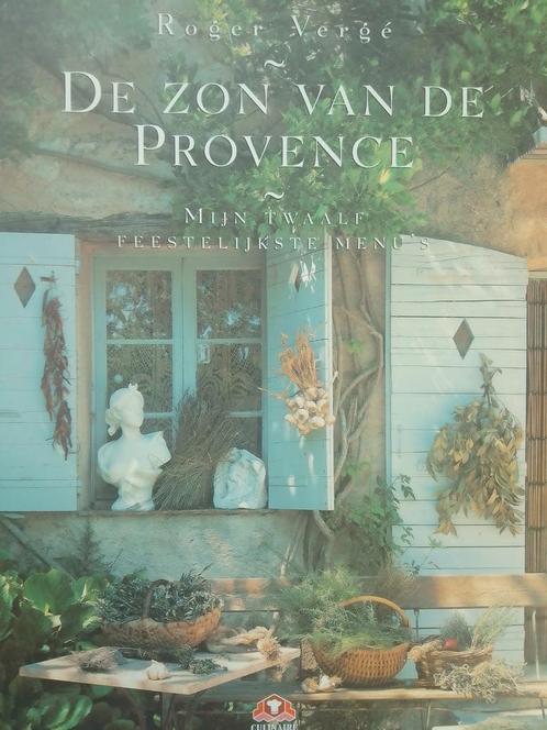 Roger Vergé De zon van de Provence topkok menu culinair, Boeken, Kookboeken, Zo goed als nieuw, Frankrijk, Ophalen of Verzenden
