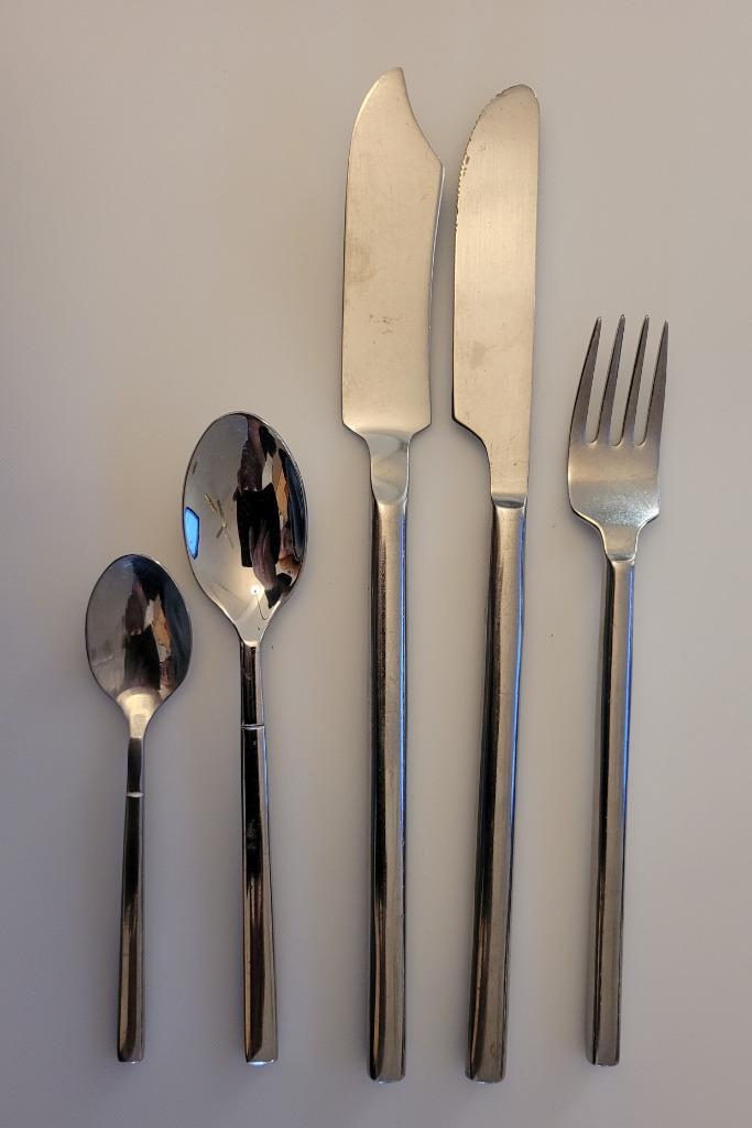 Bestekdelen Inspiration 18/10, Huis en Inrichting, Keuken | Bestek, Zo goed als nieuw, Los bestek, Rvs of Chroom, Vaatwasserbestendig