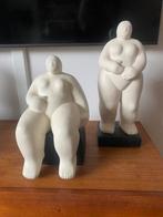 2 Prachtige grote beelden van voluptueuze dames, Verzamelen, Beelden en Beeldjes, Ophalen, Mens