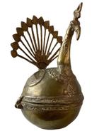 Antieke bronzen pauw-container – India – ca. 1750–1830, Ophalen of Verzenden, Gebruikt