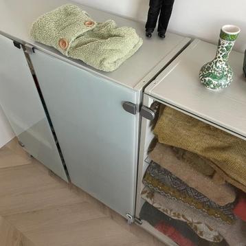 1 unieke IKEA Ivar kast met glazen deuren 80cmx82cmx29cm - afbeelding 6