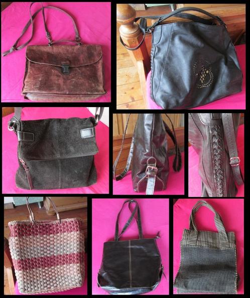 Tassen (riet,stof,leer,suède), schoudertas, handtas, vintage, Sieraden, Tassen en Uiterlijk, Tassen | Damestassen, Nieuw, Handtas