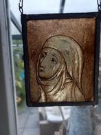 Antiek Glas in Lood - Maria, Antiek en Kunst, Ophalen of Verzenden