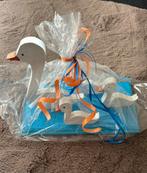 Zwaantjes cadeau geboorte geboortebord baby kraam cadeau, Ophalen of Verzenden, Nieuw