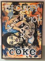 Prachtig groot schilderij Peter Klashorst Honey (1998), Antiek en Kunst, Ophalen