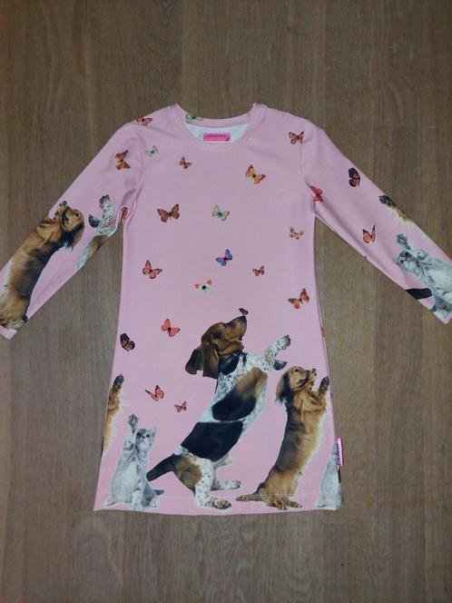 Maat 98-104 NIEUW jurkje met honden en poezen, Kinderen en Baby's, Kinderkleding | Maat 98, Nieuw, Meisje, Jurk of Rok, Ophalen of Verzenden